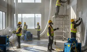 Structural drying equipment in Escondido, CA for water-damaged homes after leaks and flooding