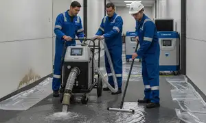 Water extraction service in Escondido, CA for water damage restoration on homepage widget